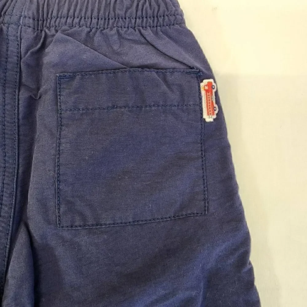 Gymboree Long-Sleeve Polo Stripe and Navy Pant Set Boys Size 18-24 mos NWT
